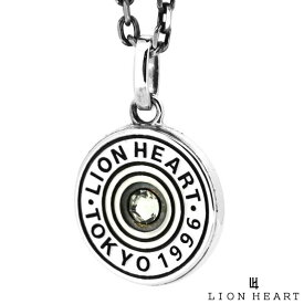 ライオンハート バースドロップ ネックレス 誕生石 4月 ダイヤモンドカラー シルバー925 メンズ ブランド LION HEART