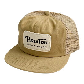 ブリクストン 6パネル スナップバック メッシュキャップ ベースボールキャップ キャップ 正規取扱い メンズ レディース ブランド BRIXTON GRADE HP TRUCKER HAT