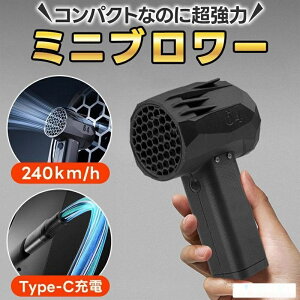 【2025最新改良版】充電式ブロワー 小型 超強力 4000mAh バッテリー付 コードレスブロワー 1台多役 洗車 除雪 落ち葉掃除 花粉対策 ミニジェットファン 最大推力1.4KG 軽量 暴風 ジェットエアブ