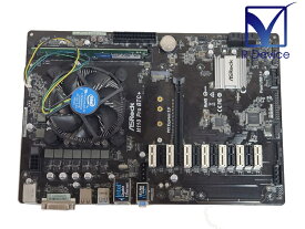 H110 Pro BTC+ ASRock マイニング向けマザー Celeron G3930/メモリ4GB搭載 Intel H110/DDR4/LGA1151【中古マザーボード】