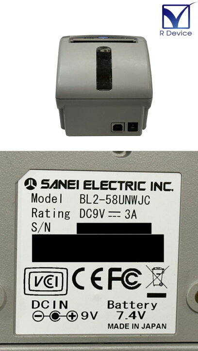 楽天市場】三栄電機 BL2-58(BL2-58UNWJC) 58mm幅 USB対応 感熱 