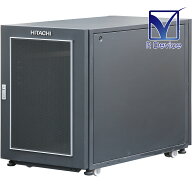 【1FM】日立製作所 16U 19インチ ラックキャビネット コンセントボックス 2基搭載 キャスター搭載 鍵付属…
