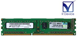 497157-D88 HP 2GB DDR3-1600 PC3-12800 non-ECC Unbuffered 1.5V 240pin Micron Technology MT8JTF25664AZ-1G6M1【中古メモリ】