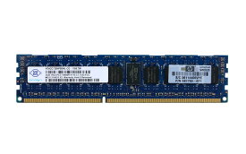 591750-071 HP 4GB DDR3-1333 PC3-10600R ECC Registered 1.5V 240pin Nanya Technology NT4GC72B4PB0NL-CG【中古】