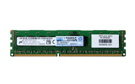 647647-071 HP 4GB PC3L-10600R DDR3-1333 ECC Registered 1.35V 240pin Micron Technology MT18KSF51272PZ-1G4K1FF【中古】