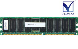 EBD51RC4AAFA-7B Micron Technology 512MB DDR-266 PC-2100R ECC Registered CL2 2.5V 184-Pin SDRAM DIMM【中古メモリ】