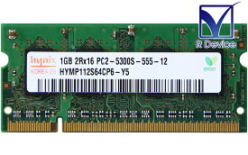 HYMP112S64CP6-Y5 SK hynix 1GB DDR2-667 PC2-5300S non-ECC Unbuffered 1.8V 200-Pin SO-DIMM【中古メモリ】