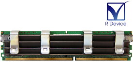 MT9HTF6472JY-667D504 Micron Technology 512MB DDR2-667 PC2-5300 ECC Fully Buffered 240-Pin DIMM【中古メモリ】