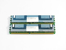 PGBRU2CE 富士通 計2GB 基本RAMモジュール変換機構 1GBx2 DDR2 PC-5300 ECC hynix HYMP512F72CP8D3-Y5【中古】