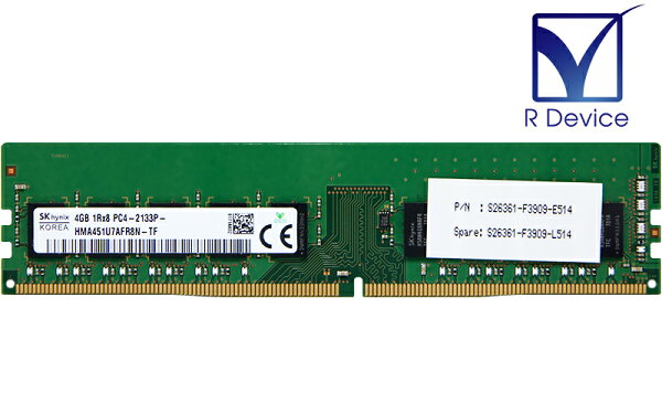 S26361-F3909-E514 富士通 4.0GB DDR4-2133P PC4-17000P ECC Unbuffered 1.2V 288-Pin SK hynix HMA451U7AFR8N-TF【中古メモリ】
