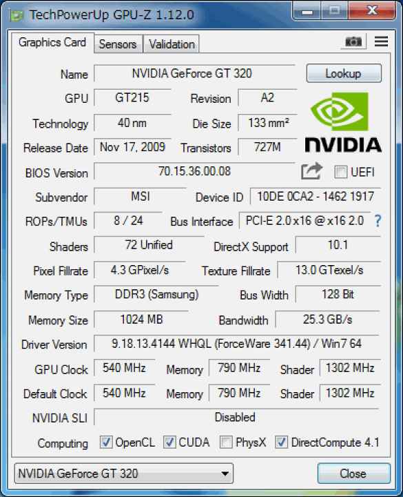 HP Nvidia GeForce GT 630 2GB Graphics Video Card GPU 684455