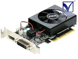 Palit Microsystems GeForce GT 710 2048MB HDMI/Dual-Link DVI-D PCI Express 2.0 x8 NEAT7100HD46-2080F Low-Profile【中古ビデオカード】