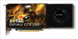 ZOTAC GeForce GTX 260&sup2; 896MB 448BIT DDR3 ZT-X26E3KE-FSP【中古】