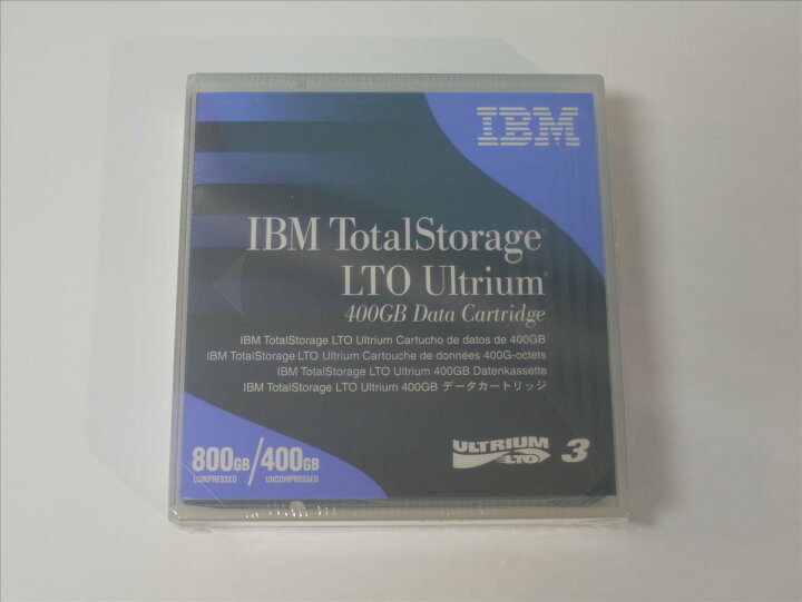 史上最も激安】 IBM 24R1922 LTOデータカートリッジUltrium3 400GB 800GB 1巻 novomont.si