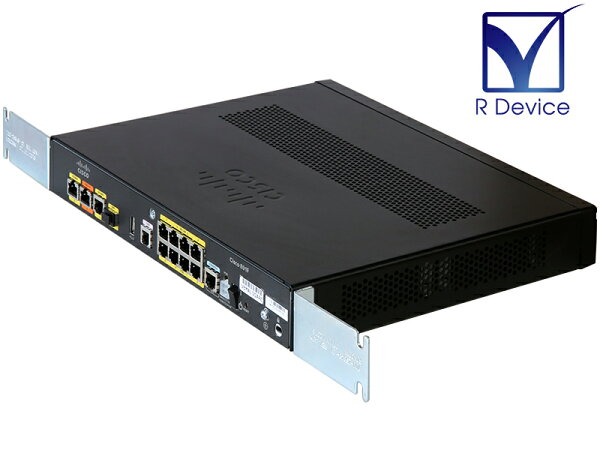 【1FM】C891FJ-K9 V03 Cisco Systems サービス統合型ルータ Version 15.5(3)M8 初期化済 ラックマウントキット付属【中古】