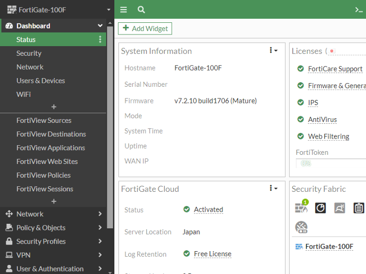 FORTINET FORTIGATE-100E 2台セット【v7.2.10】 Fortinet FortiGate 100E Series | AVFirewalls.com