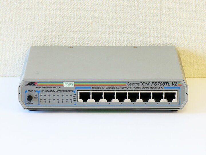楽天市場】CentreCOM FS708TL V2 Allied Telesis ファースト 