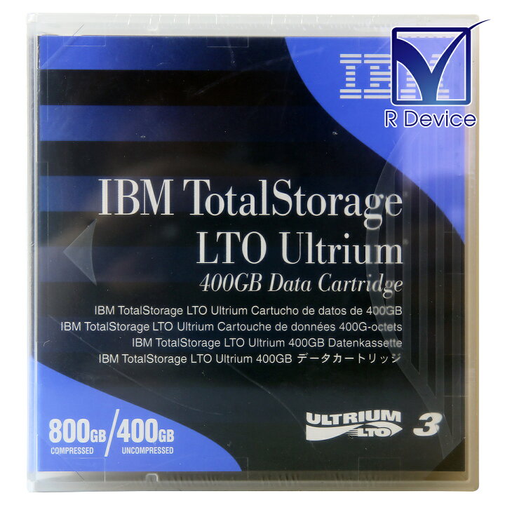 楽天市場】24R1922 IBM Corporation LTO-3 Ultrium 800GB データ 