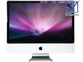 iMac 24" 2007 A1225 Apple Core 2 Duo 2.4GHz/2048MB/320GB/DVD-RW/Radeon HD 2600 PRO/Mac OS X 10.5.6【中古パソコン】