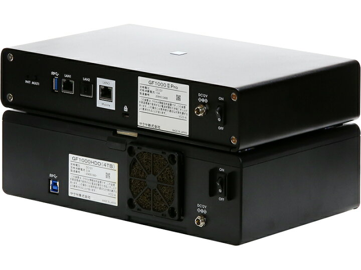 Saxa サーバー GF1000II Pro 4TB HDD（楽天市場】【中古】 GF1000IIPro 