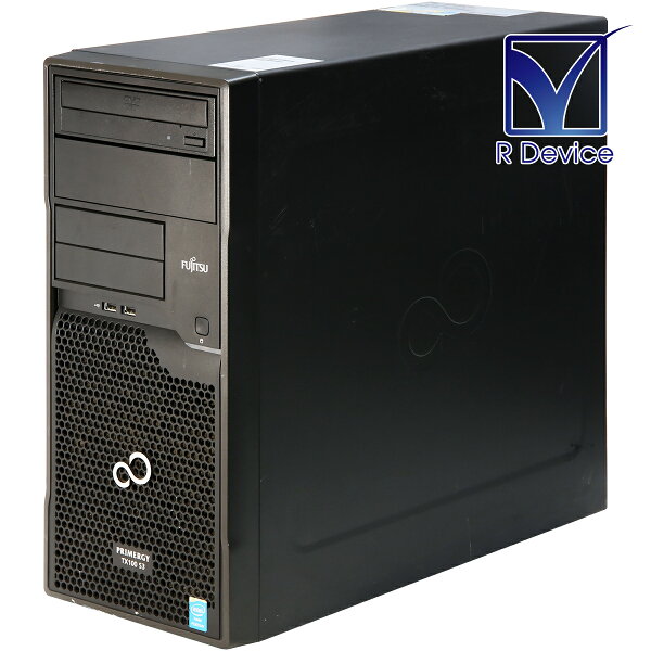 富士通 PRIMERGY TX100 S3 PYT10PZT2S Pentium Processor G2120/2.0GB/250.0GB *2/DVD-ROM/3.5インチモデル【中古サーバー】