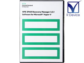 Hewlett Packard Enterprise 3PAR Recovery Manager 2.3.1 Software for Microsoft Hyper-V BD178-63109【未開封品】