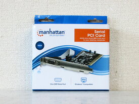 158206 manhattan PCIバス対応 シリアルポートカード DB9/オス【未使用品】