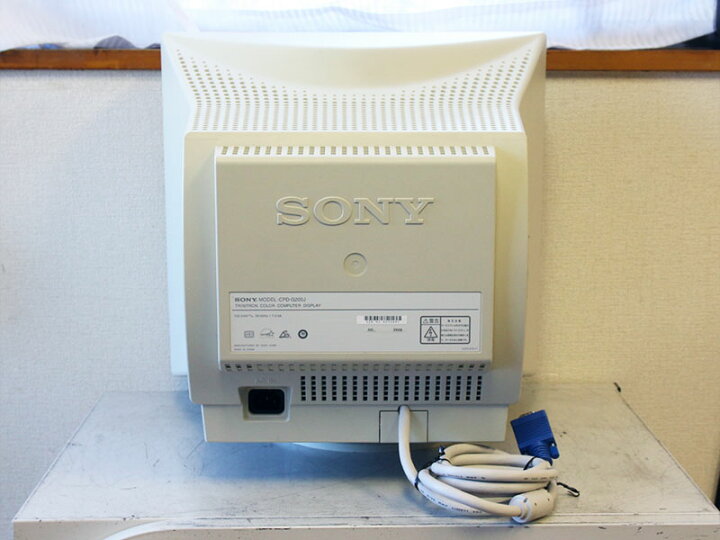 楽天市場】CPD-G200J SONY FDトリニトロン管 17インチ CRTディスプレイ 