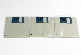 maxell 2DD 3.5インチ マイクロフロッピーディスク 3枚組みセット【新品】