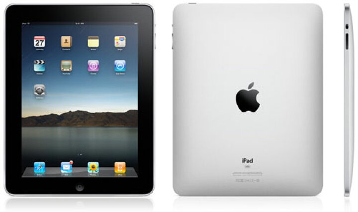 楽天市場】Apple iPad 第1世代 Wi-Fi 3G 32GB-JPN MC496J/A Model 