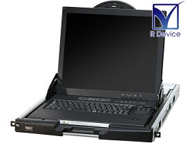 N8143-105 NEC Corporation 17型 LCD コンソールユニット キーボード/マウス付 1-Server【中古コンソールユニット】
