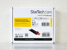 PEX1TO162 StarTech PCI Express x1-x16変換カード ロープロファイル用スロット拡張アダプタ【未使用品】