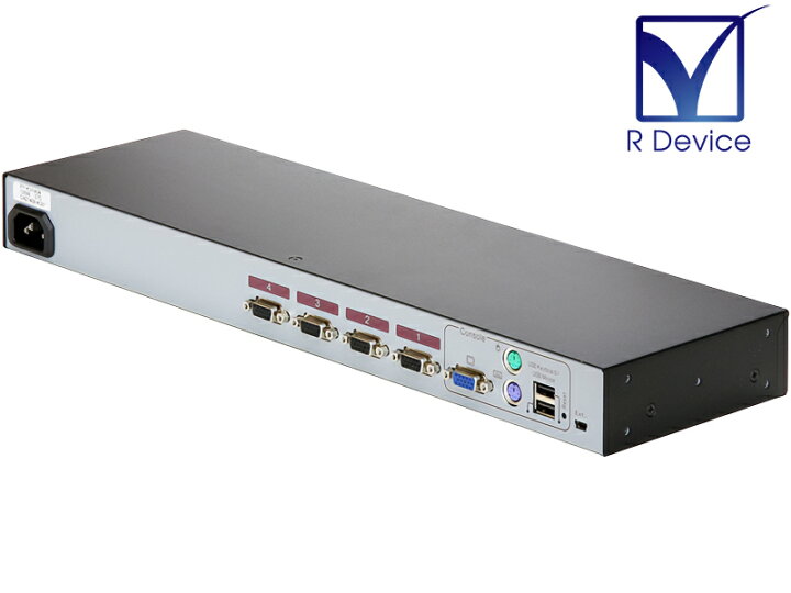 楽天市場】PY-KVFA04 富士通 アナログ KVM スイッチ 4ポート【中古KVM 