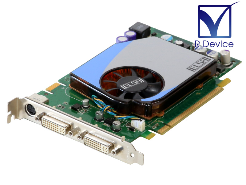 メーカー: ELSA GeForce 8600 GT 256MB 通販 激安◆ DVI-I GD786-256EBGT2 中古ビデオカード S-Video 2 Express PCI x16 激安特価品