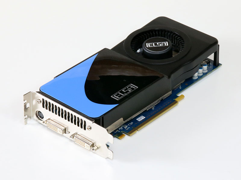 ELSA GeForce 9800 GTX+ 512MB DVIx2 Express PCI 特売 中古 期間限定の激安セール GD998-512EBXP2 TV-out x16