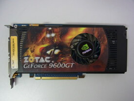 ZOTAC GeForce 9600GT 512MB GDDR3 ZT-96TES3P-FSP 【中古】