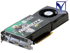 MSI GeForce GTX 285 1024MB TV-out/Dual Link DVI-I *2 PCI Express 2.0 x16 N285GTX-T2D1G-OC【中古ビデオカード】