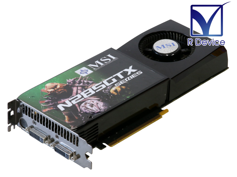 MSI GeForce GTX 285 1GB DVI-I x2 中古 2.0 Express 送料無料でお届けします N285GTX-T2D1G 祝日 TV-out PCI x16