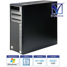 HP Z440 Workstation L8Q50EC Xeon Processor E5-1650 v4/8.00GB/500.0GB *2/NVS 310/Windows 7 Professional 64-bit SP1【中古ワークステーション】