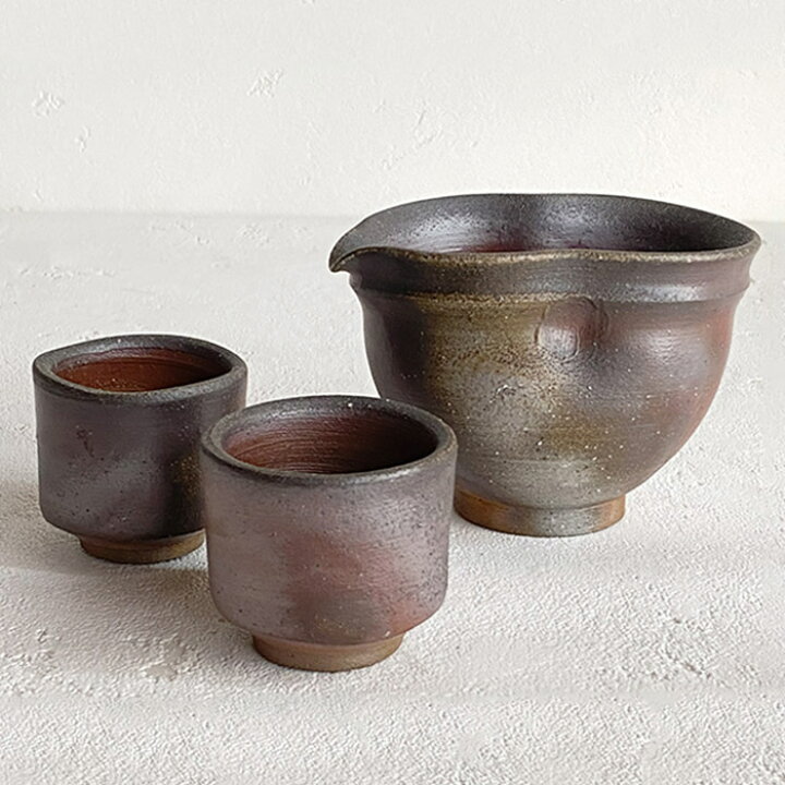 楽天市場】備前焼 酒器揃 戸田兼人作 父の日プレゼント 70代 酒器 