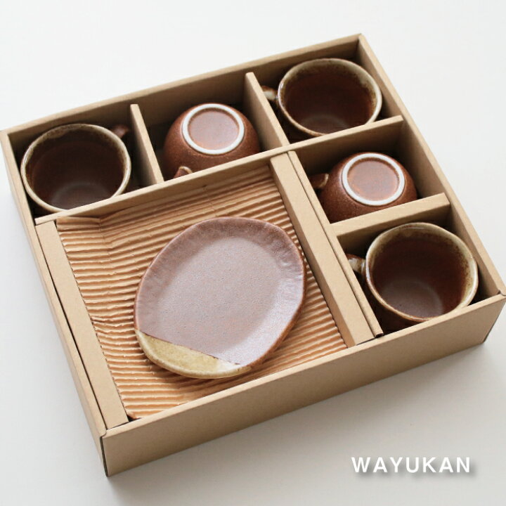 珈琲碗皿「秋草」5客セット 箱無し 臥牛窯 （がぎゅう）楽天市場】美濃 