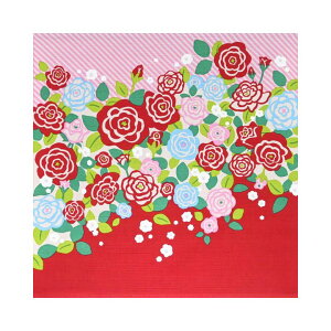 風呂敷 ふろしき 綿風呂敷 綿ふろしき 中巾 50cm ディア・レディー ローズ ミモザ 綿 "ディア・レディー50cm中巾ふろしき"