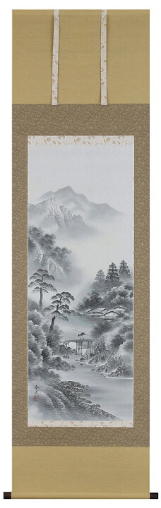 楽天市場】掛け軸専門 掛軸（かけじく）販売 通販店水墨山水 （木村 春 