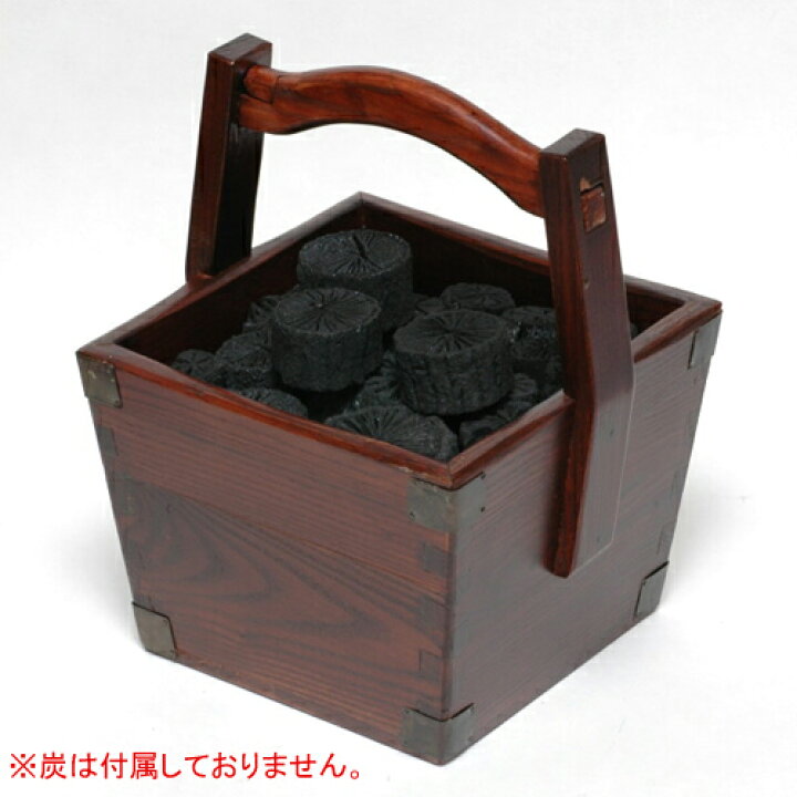 楽天市場】炭斗箱 24cm こだわりの火鉢道具 炭道具 炭とり箱 