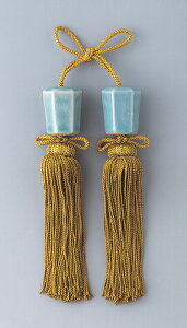 掛け軸 掛軸販売専門店 掛け軸用小物高級 風鎮 青磁 六角ク※メール便発送不可"用高級青磁六角ク"