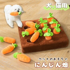 ペット おもちゃ 犬 にんじん畑 2代 ノーズワーク 犬 おもちゃ 知育玩具 ペット プレゼント 犬用品 犬用おもちゃ ペット 用品 マット ペット プレゼント 噛むおもちゃ ストレス解消 ペット 遊び 人参 猫 ペット玩具