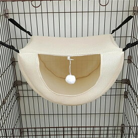 猫ハンモック 猫ケージ ハンモック ベッドハンモック通気性猫ハンモックサマーペットベッド 47*38*28cm 猫 47*38*28cm ベッドハンモック通気性猫ハンモックサマーペットベッド ハンモック