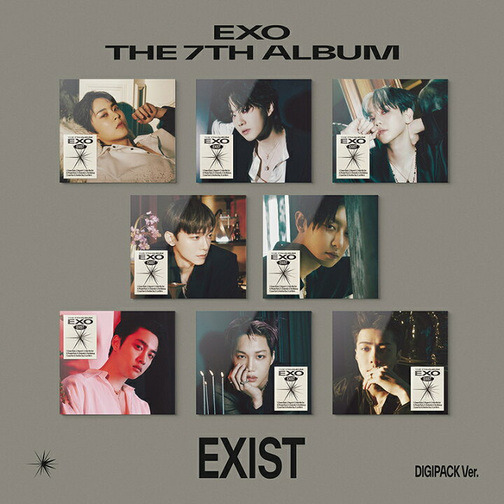 楽天市場】EXO エクソ EXIST / 7TH FULL ALBUM (Digipack Ver.) 8種中 