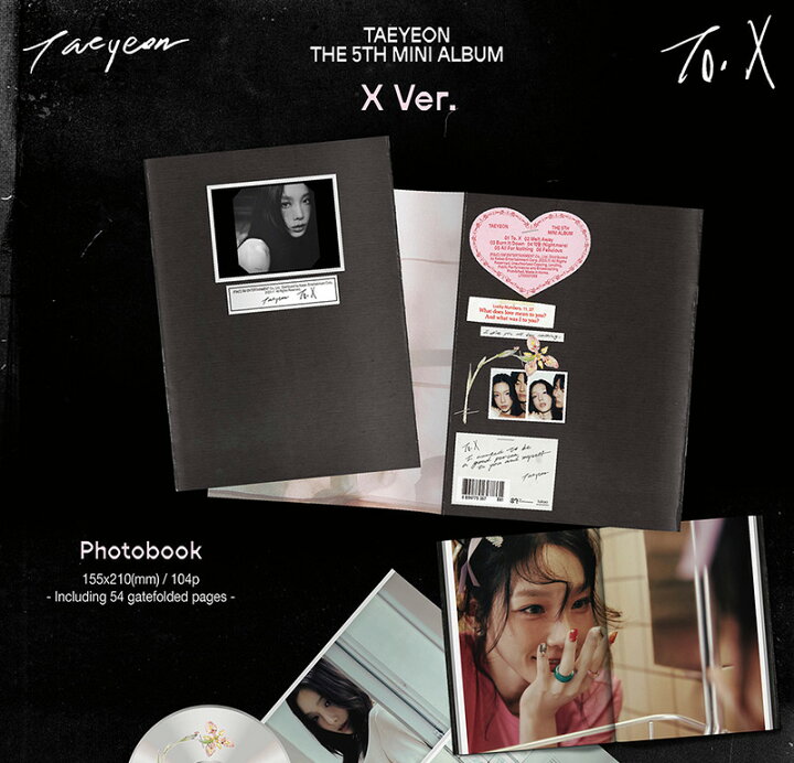 楽天市場】テヨン TAEYEON To. X / 5TH MINI ALBUM (TO Ver.,X Ver 