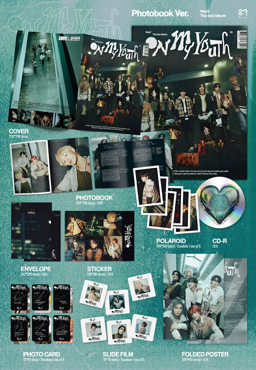 楽天市場】WayV 威神V ウェイブイ On My Youth / 2ND FULL ALBUM 